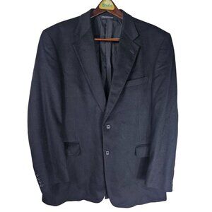 Coppley Cashmere Blazer Jacket 44T Black Quiet Luxury Ivy League Gentleman‎